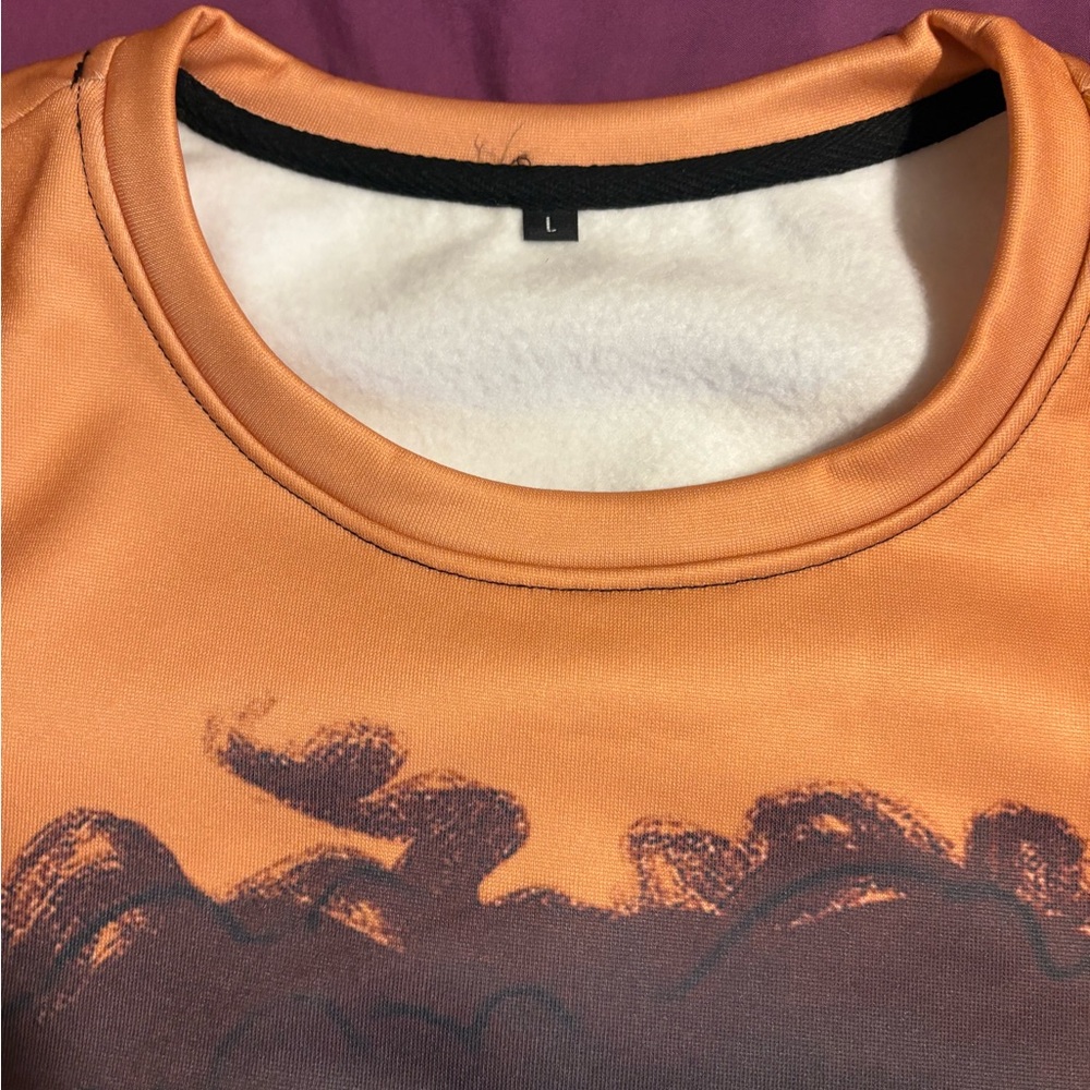 Woman’s brown sweatshirt